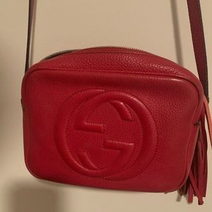 Gucci Red disco bag